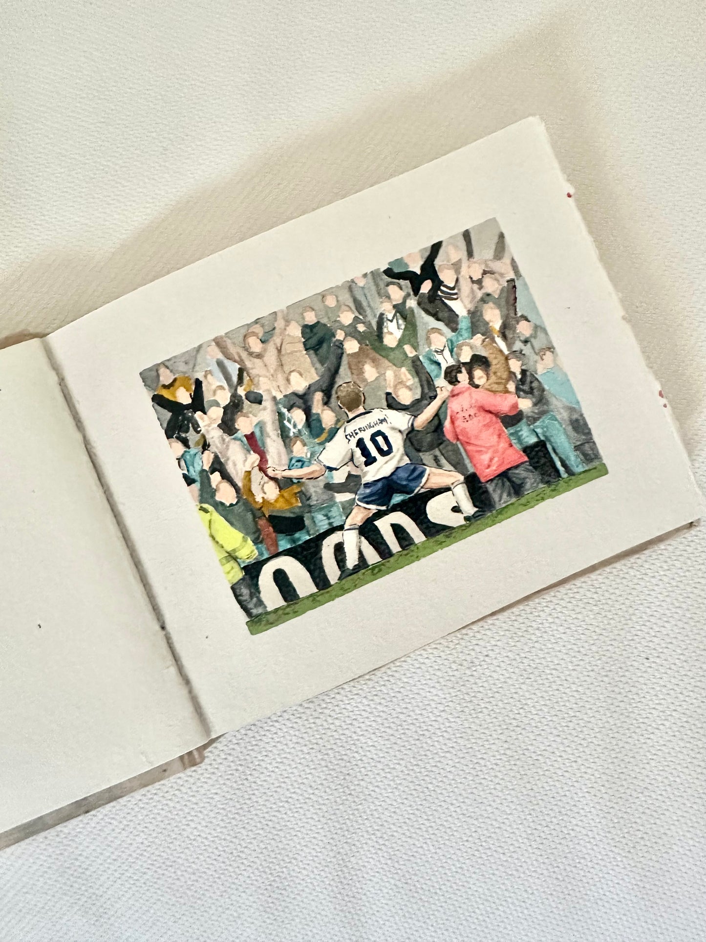 Miniature football moments - Teddy Sheringham Tottenham 1994 FA Cup goal | Football prints