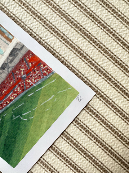 Miniature stadium scene prints - Brentford Gtech Community Stadium | Football prints