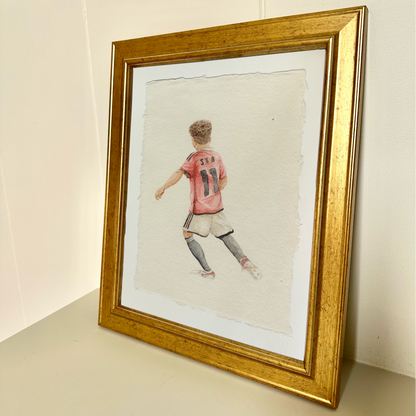 Bespoke 'When I grow up' portrait painting | Sentimental watercolour keepsake artwork