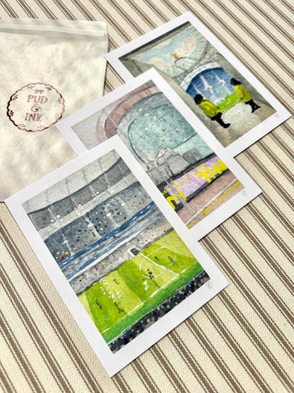 Miniature stadium scene prints waitlist - Premier League | Football prints