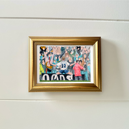 Miniature football moments - Teddy Sheringham Tottenham 1994 FA Cup goal | Football prints