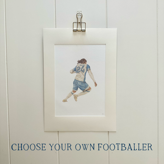 'My football hero' choose your own footballer | Football artwork